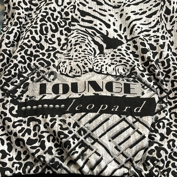 Olsen ladies black & white leopard print pullover - Picture 4 of 10